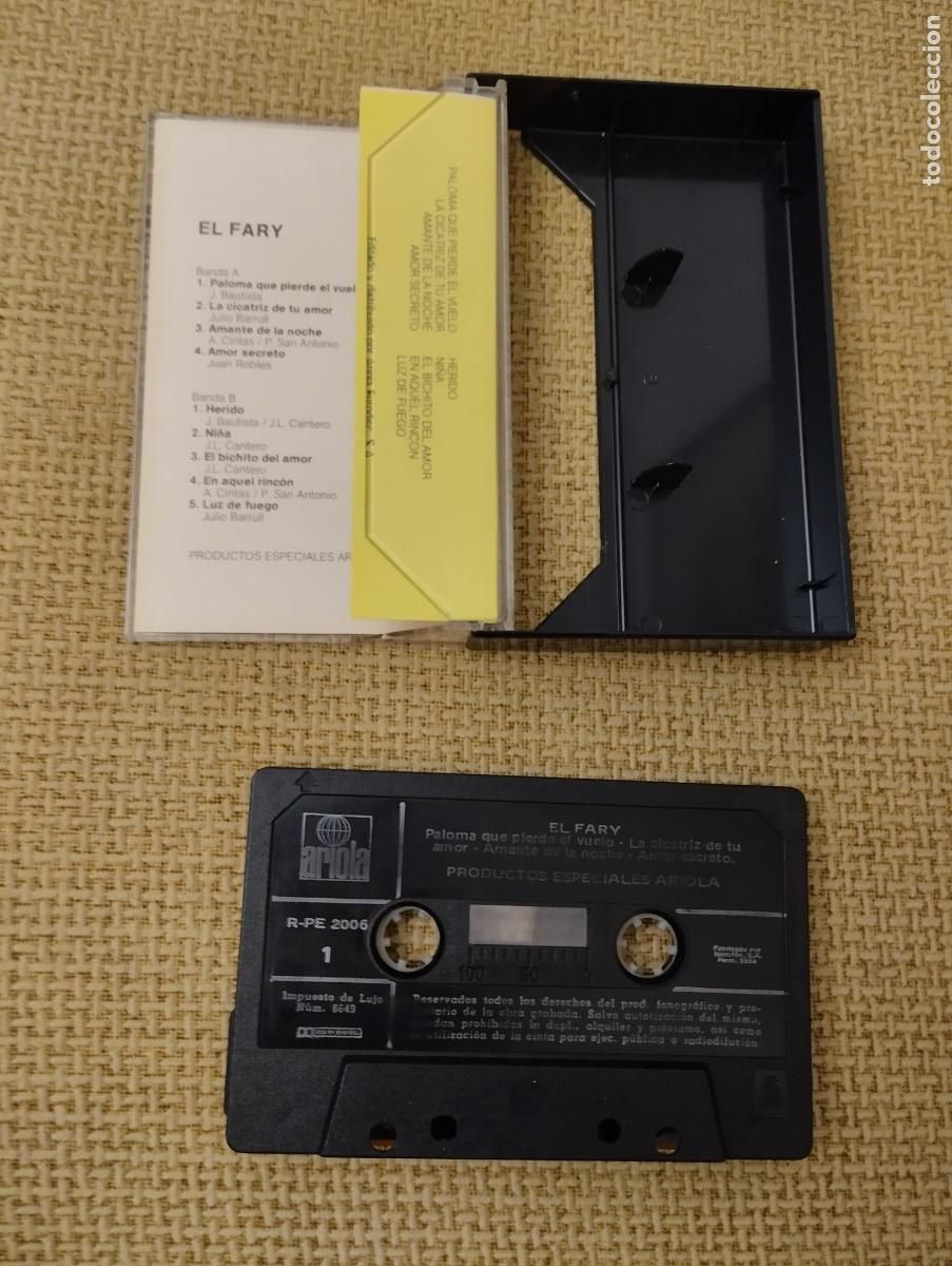 Casetes antiguos: Cinta Cassette. El Fary. - Foto 3