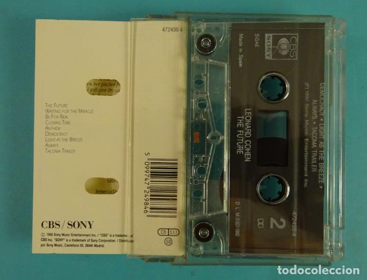 Casetes antiguos: LEONARD COHEN. THE FUTURE. CASETE - Foto 2