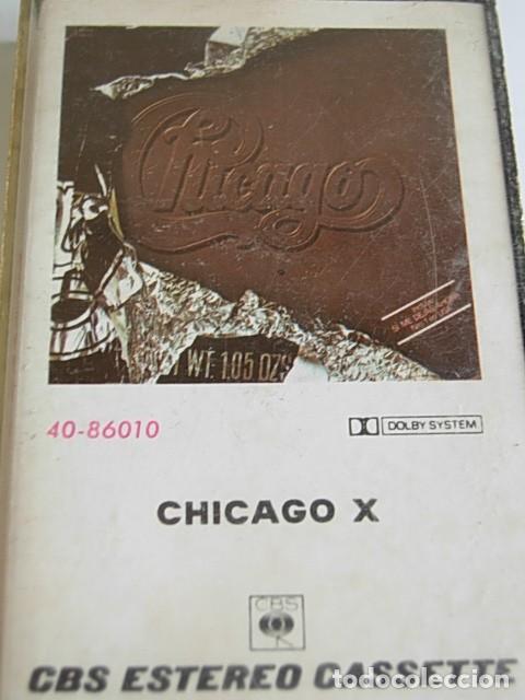 Casetes antiguos: Cinta de casete de Chicago con Chicago X. - Foto 1