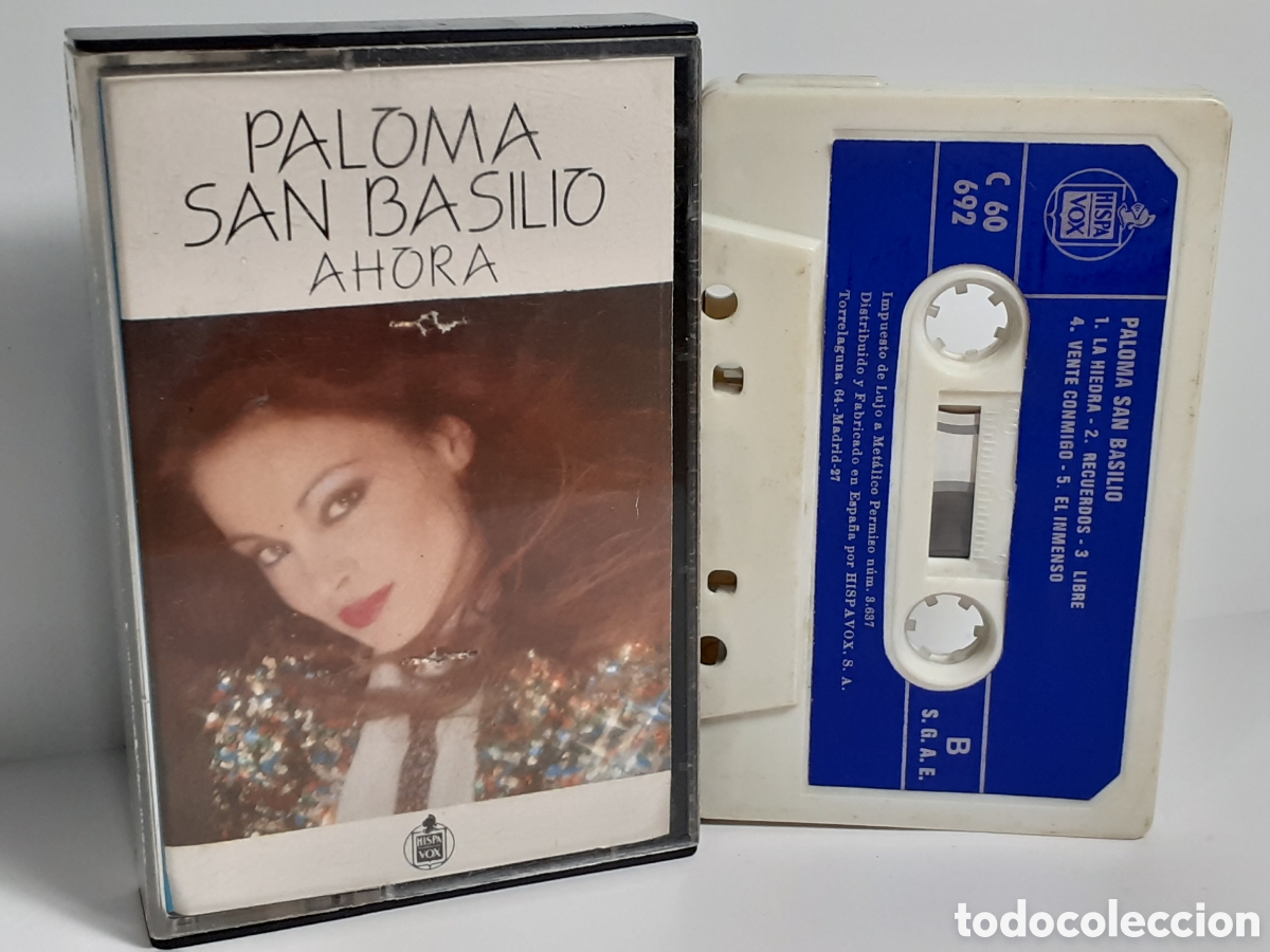 Casetes antiguos: PALOMA SAN BASILIO - AHORA - HISPA VOX 1981 - Foto 1