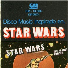 Casetes antiguos: THE PLANET ROBOTS ‎- DISCO MUSIC INSPIRED BY STAR WARS - CASSETTE SPAIN 1977 - GRAMUSIC ‎GM 1055