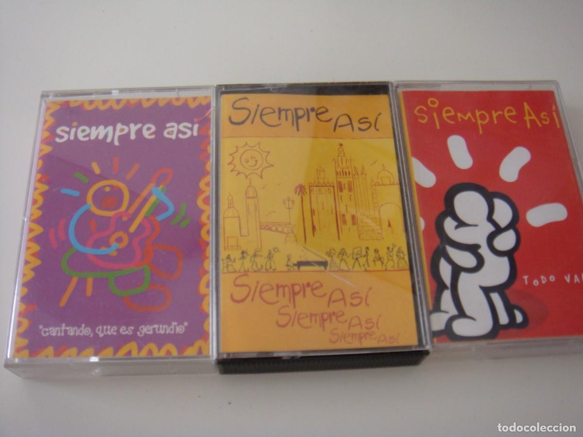 Casetes antiguos: 3 CASETES DE SIEMPRE ASI - Foto 1