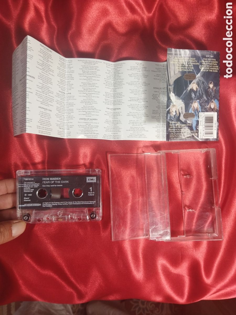 Casetes antiguos: Cassette iron maiden - Foto 3