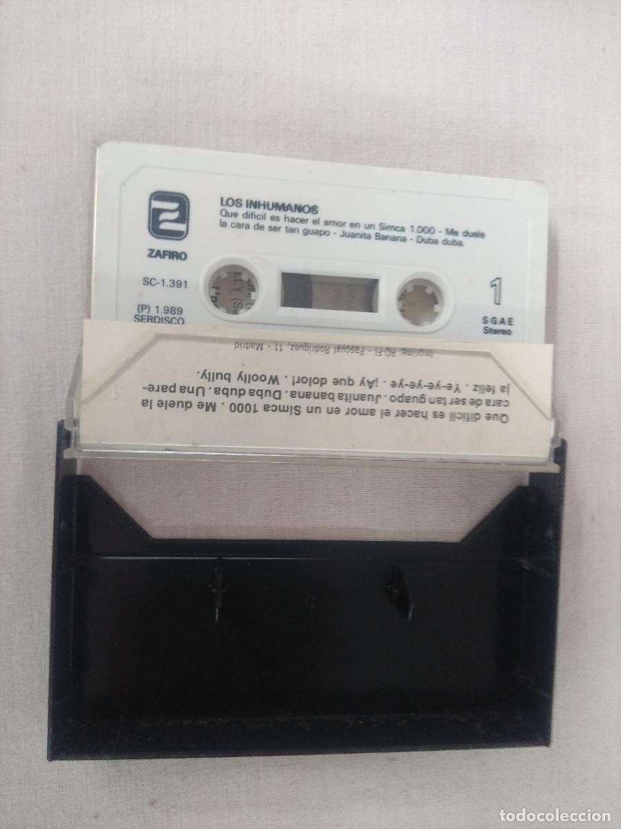 Casetes antiguos: LOS INHUMANOS/VERSIONES ORIGINALES/CASETE. - Foto 2