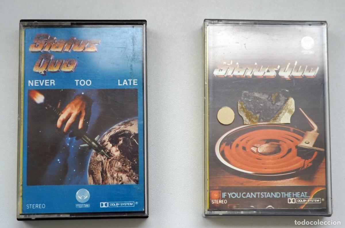 Casetes antiguos: cassettes STATUS QUO -2 CINTAS - Foto 1