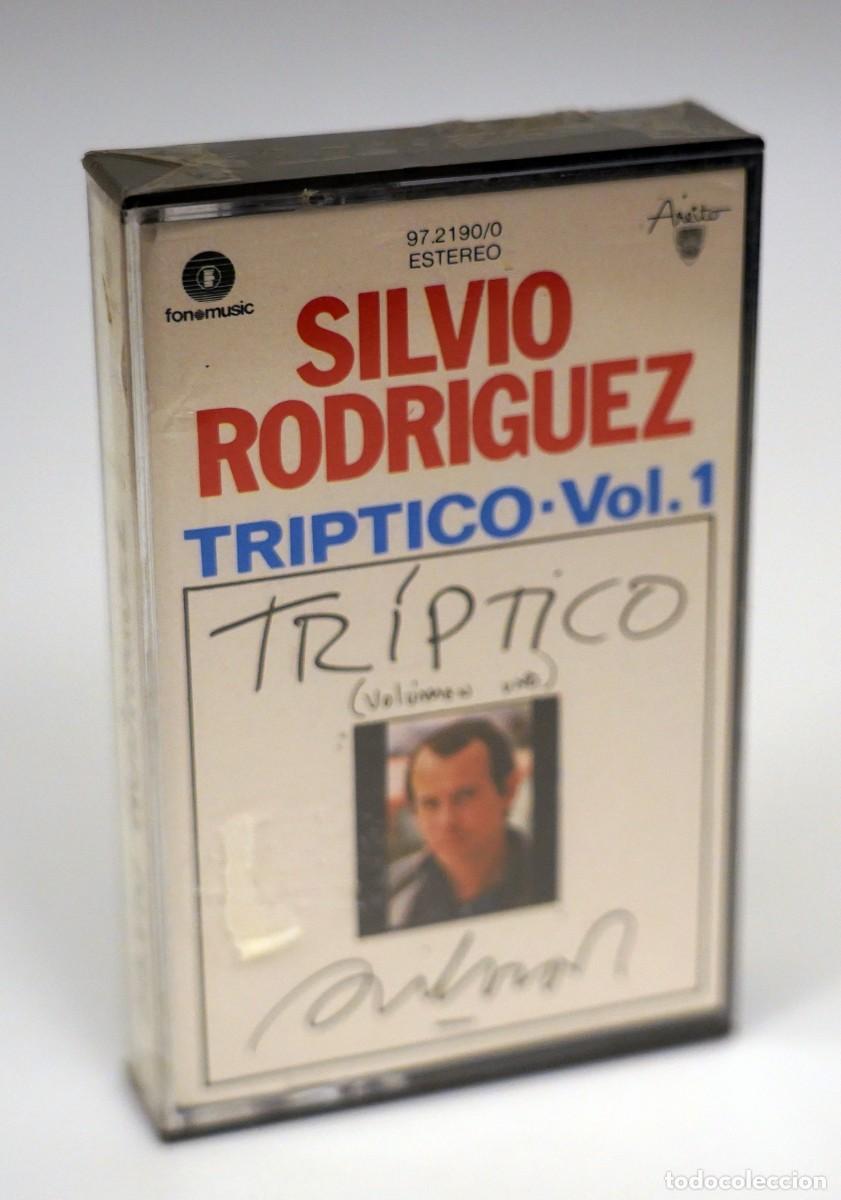 Casetes antiguos: Silvio Rodr&iacute;guez &ndash; Tr&iacute;ptico (Vol&uacute;men Uno) - Foto 1