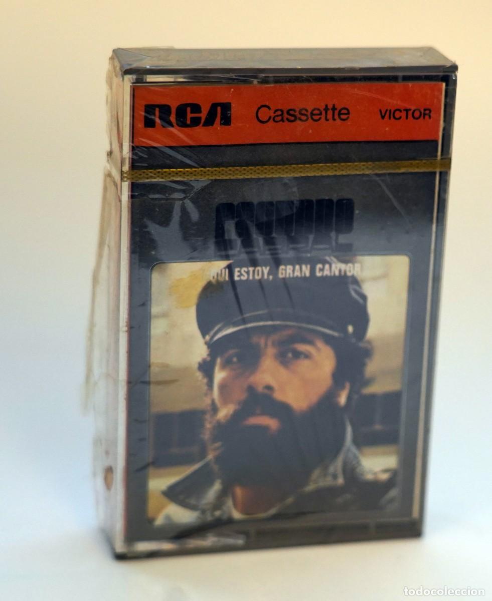 Casetes antiguos: Facundo Cabral &ndash; Aqu&iacute; Estoy Gran Cantor - Foto 1