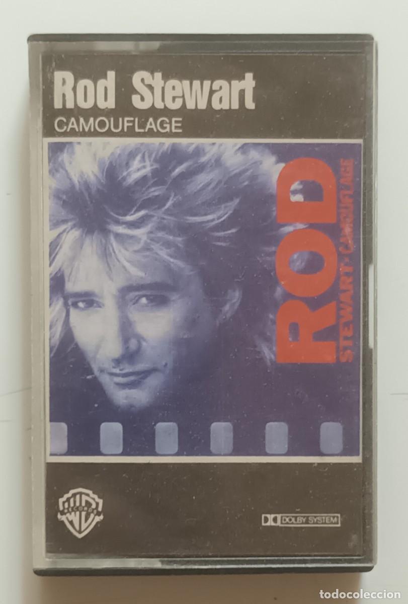 Casetes antiguos: CASSETTE - ROD STEWART - CAMOUFLAGE - Foto 1