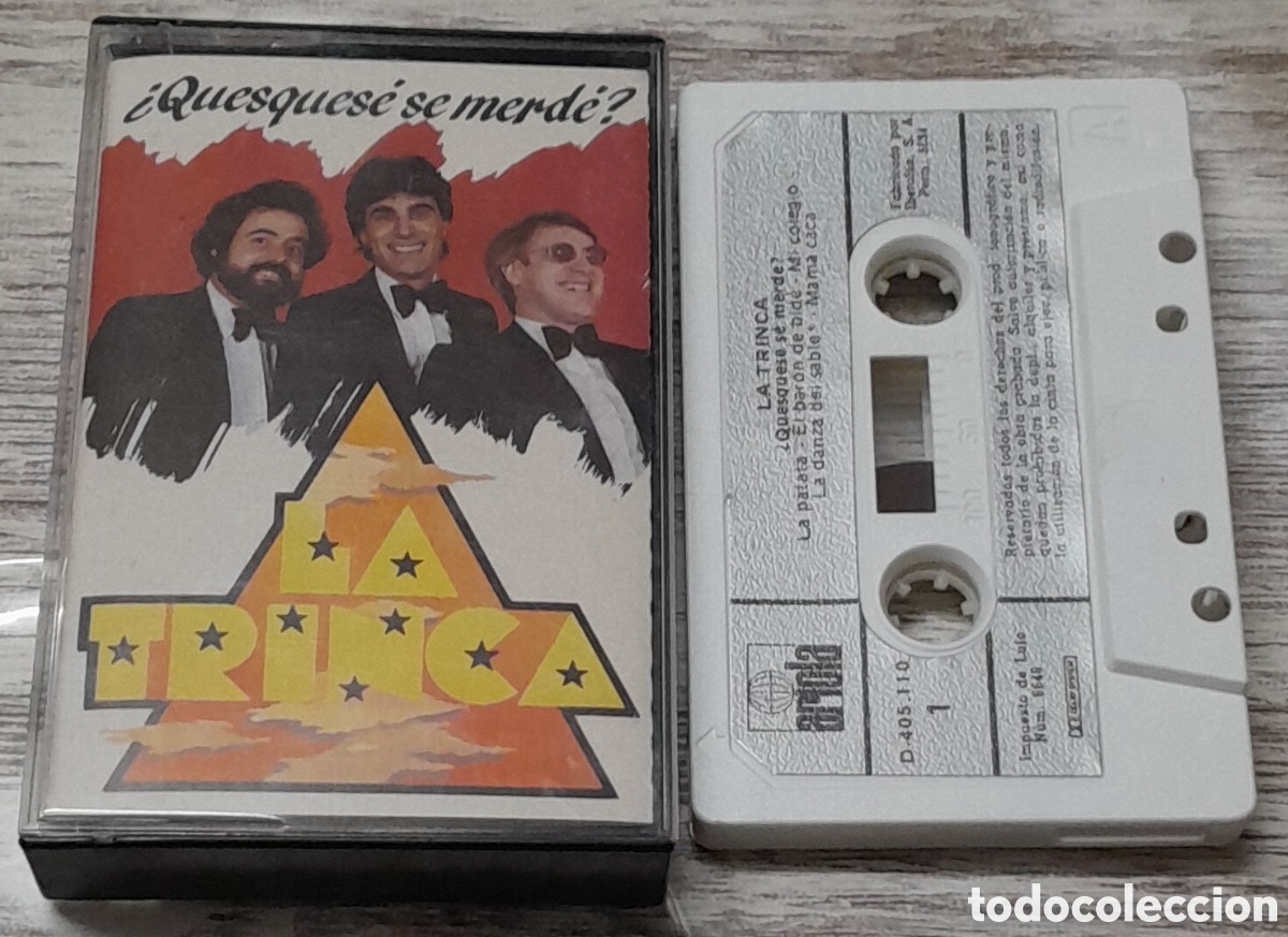 Casetes antiguos: LA TRINCA - &iquest;QUESQUES&Eacute; SE MERD&Eacute;? - Foto 1