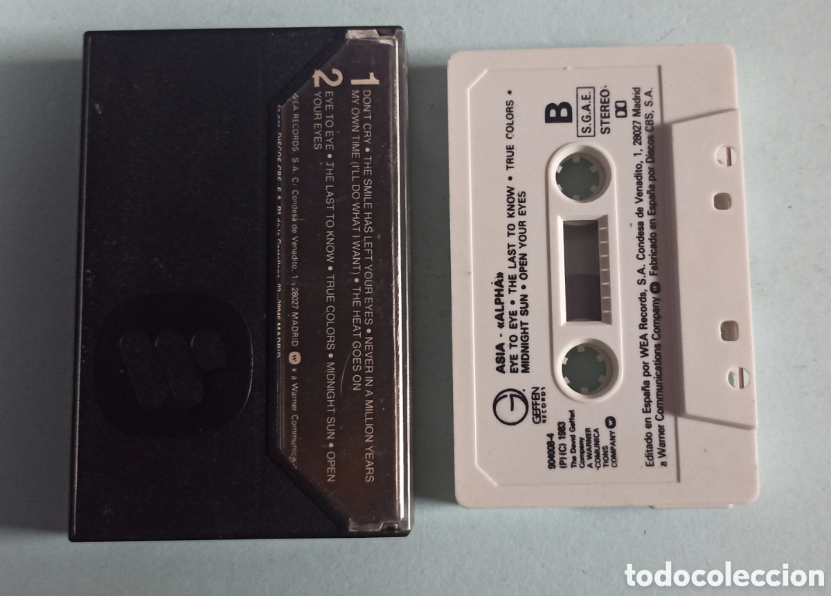 Casetes antiguos: Cinta Casete Asia - Alpha - Foto 2