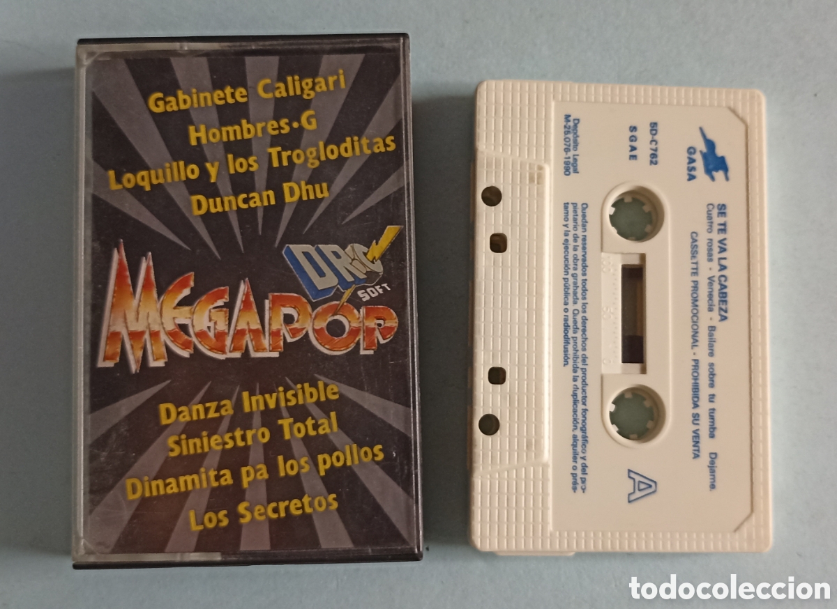 Casetes antiguos: Cinta Casete Dro Soft Megapop - Se te va la cabeza