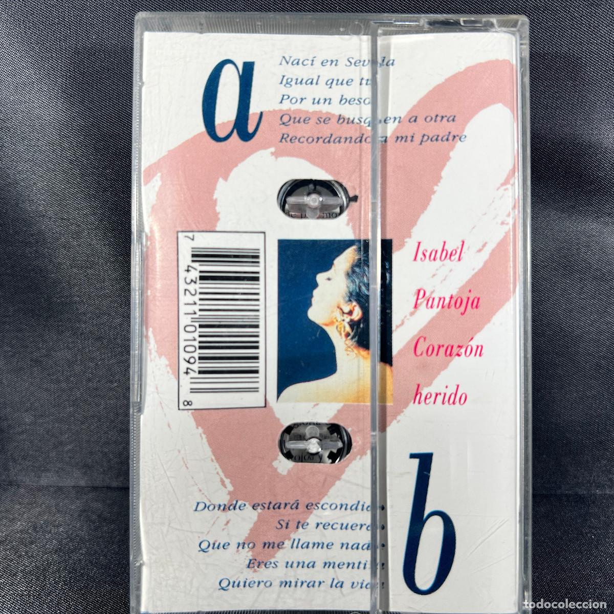 Casetes antiguos: ISABEL PANTOJA - CORAZ&Oacute;N HERIDO - CASETE - Foto 2