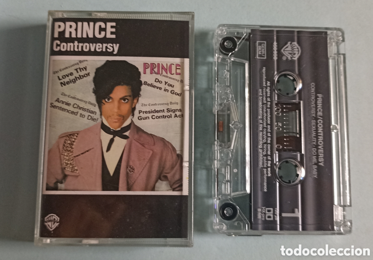 Casetes antiguos: Cinta Casete Prince - Controversy - Foto 1