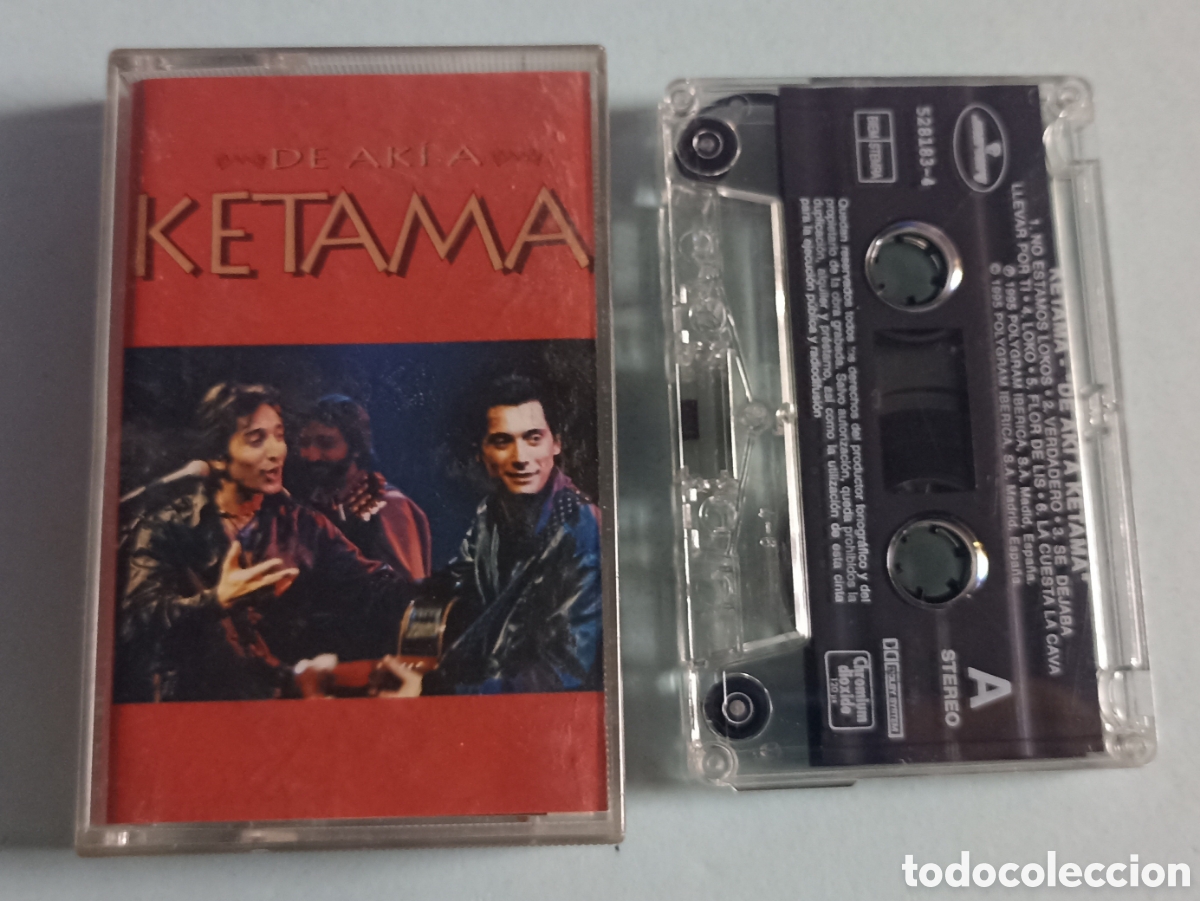 Casetes antiguos: Cinta Casete Ketama - De ak&iacute; a Ketama - Foto 1