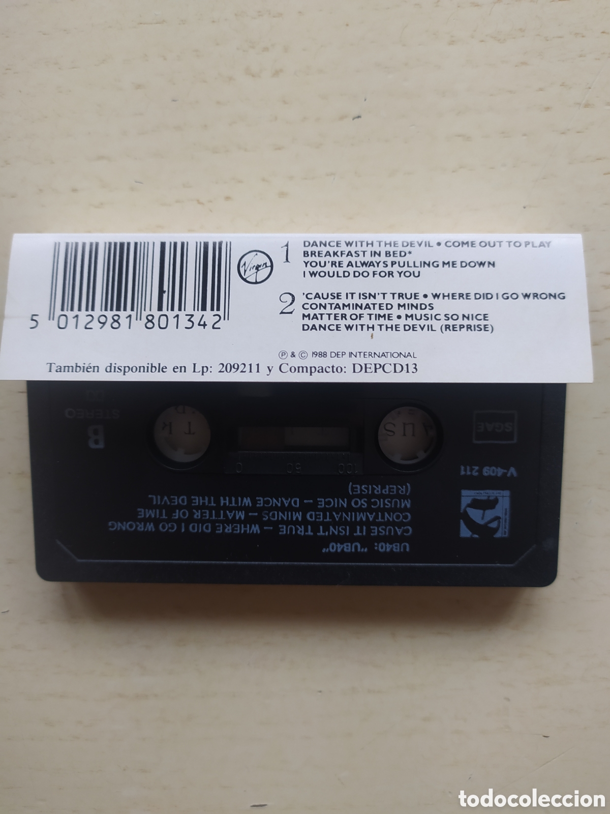 Casetes antiguos: Cassette UB40 - Foto 2