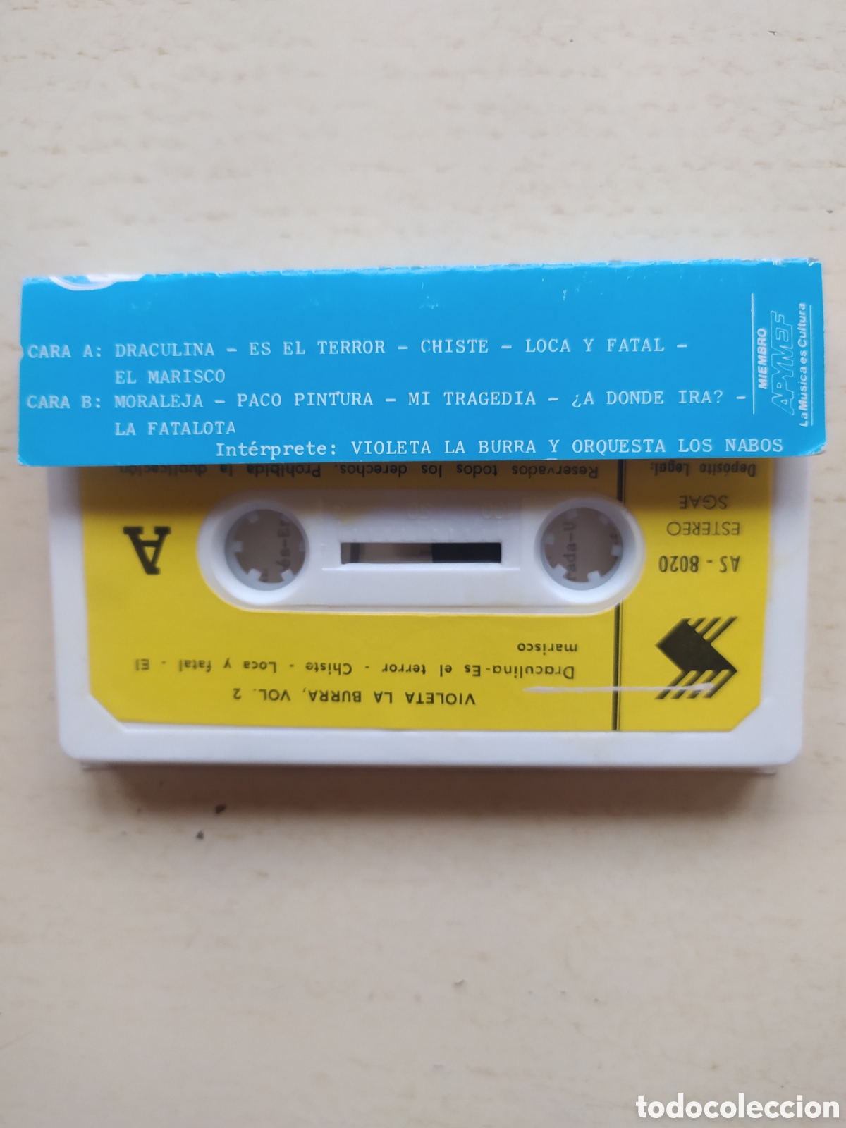 Casetes antiguos: Violeta la Burra Cassette - Foto 2