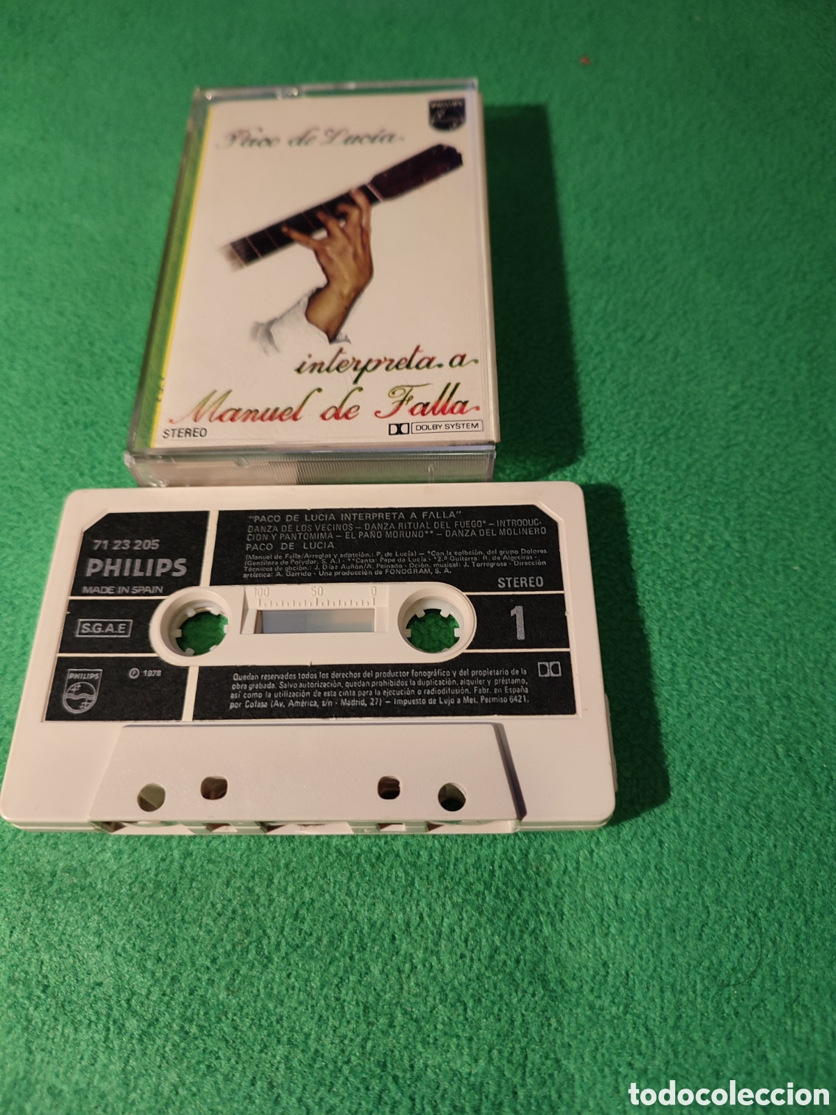 Casetes antiguos: Paco de Luc&iacute;a - Interpreta a Manuel Falla - Foto 1