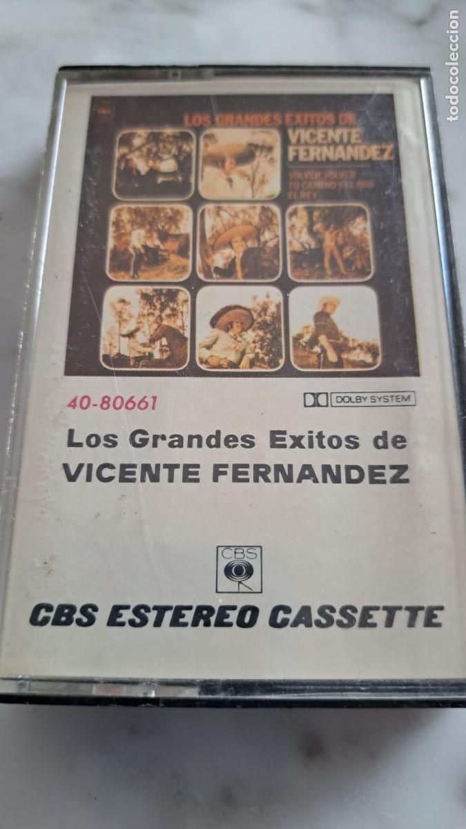 Casetes antiguos: Vicente Fern&aacute;ndez. Los grandes &eacute;xitos - Foto 1