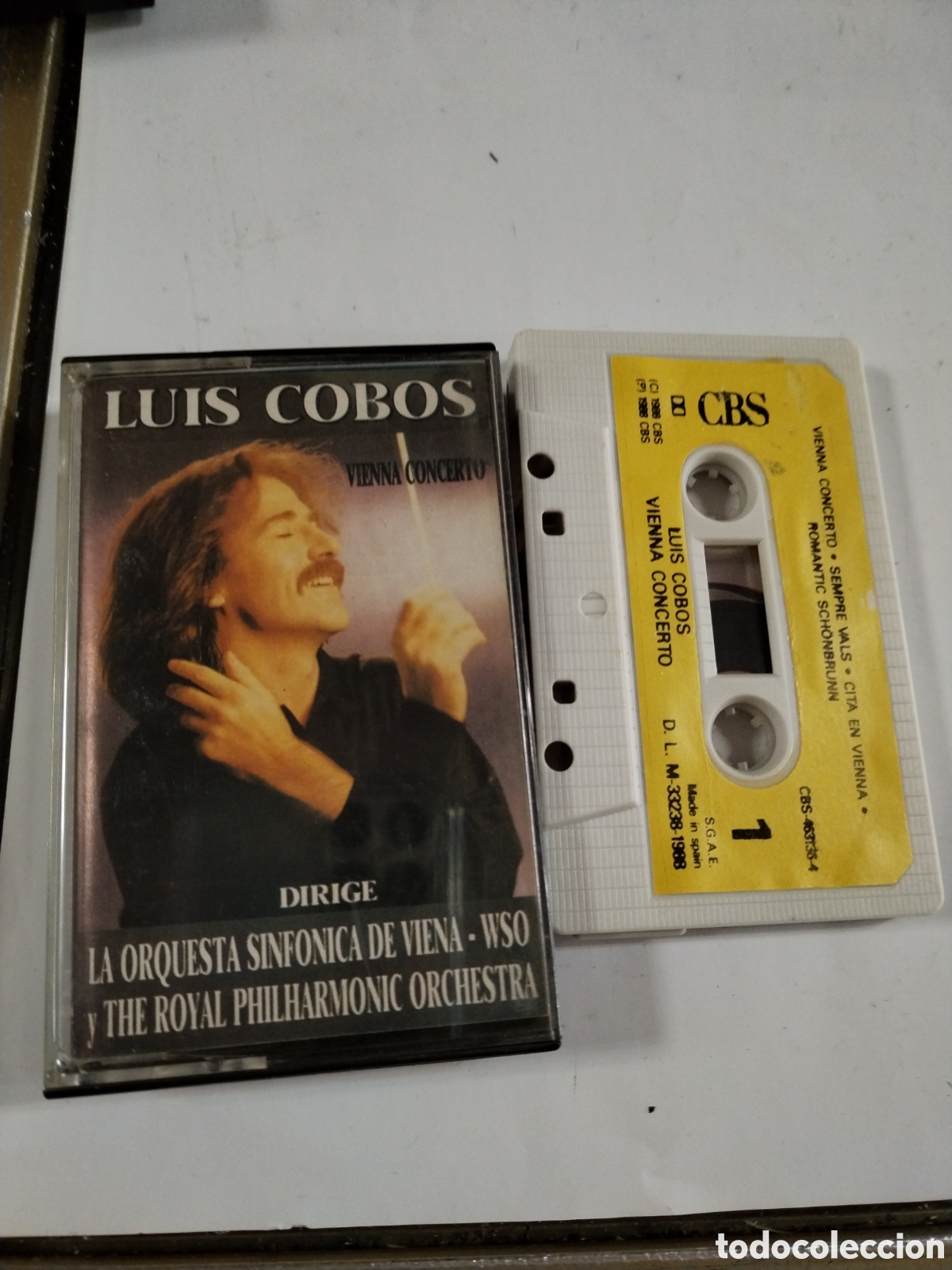 Casetes antiguos: LUIS COBOS. VIENNA CONCIERTO. CASSETE - Foto 1
