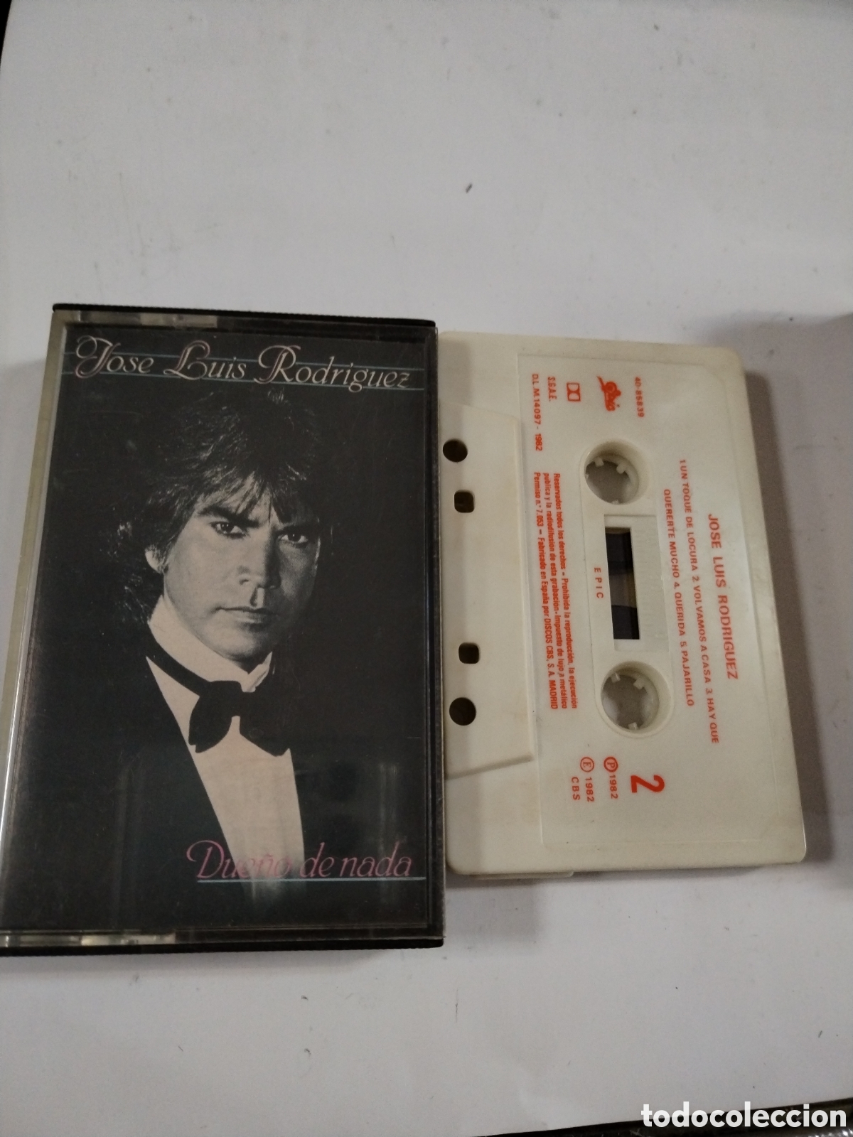 Casetes antiguos: JOSE LUIS RODRIGUEZ. DUE&Ntilde;O DE NADA. CASSETE - Foto 1