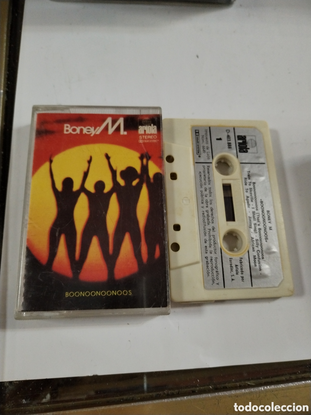 Casetes antiguos: BONEY M BOONOONOONOOS. CASSETE. - Foto 1