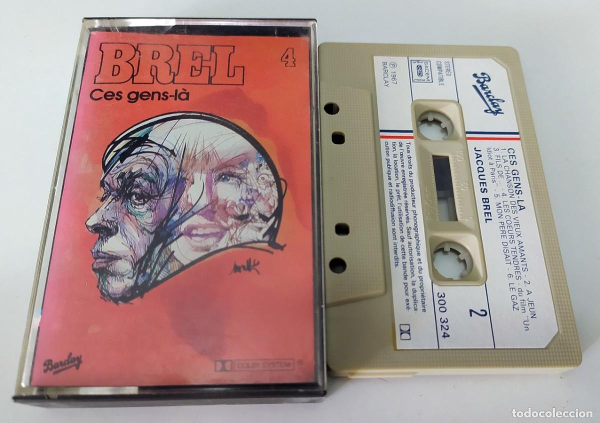 Casetes antiguos: CASSETTE JACQUES BREL - CES GENS LA - Foto 1