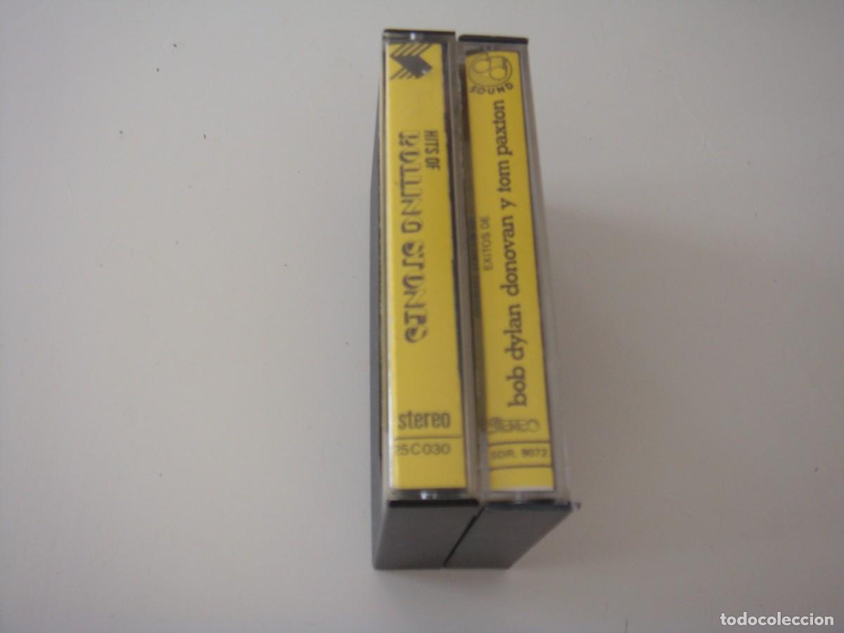 Casetes antiguos: ROLLING STONES Y BOB DYLAN 2 CASETES - Foto 2