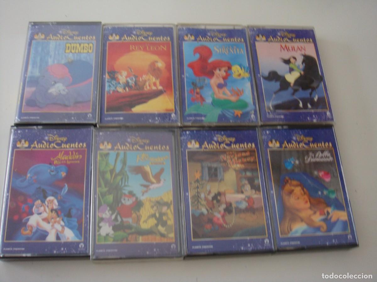 Casetes antiguos: 8 AUDIO CUENTOS DISNEY