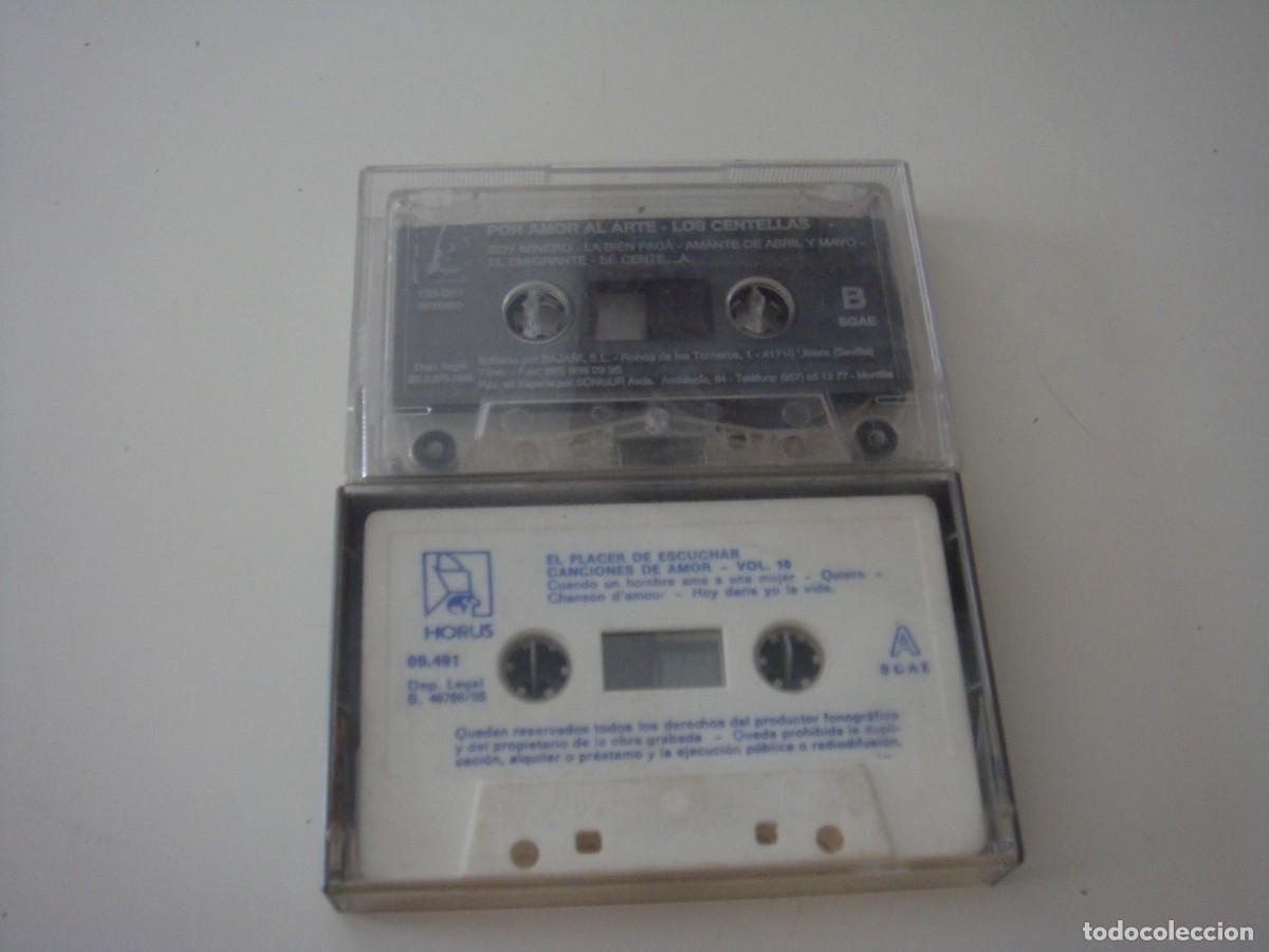 Casetes antiguos: LOS CENTELLAS Y CANCIONES DE AMOR 2 CASETES - Foto 1