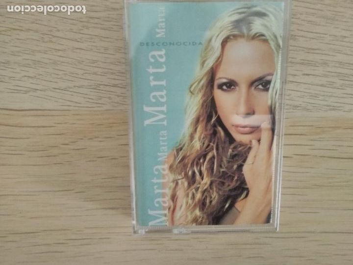 Casetes antiguos: MARTA SANCHEZ - DESCONOCIDA 1998 ed espa&ntilde;ola - Foto 2