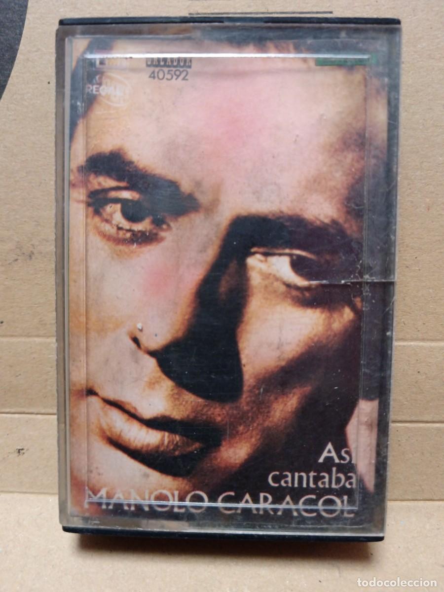 Casetes antiguos: Manolo Caracol. As&iacute; cantaba - Foto 1