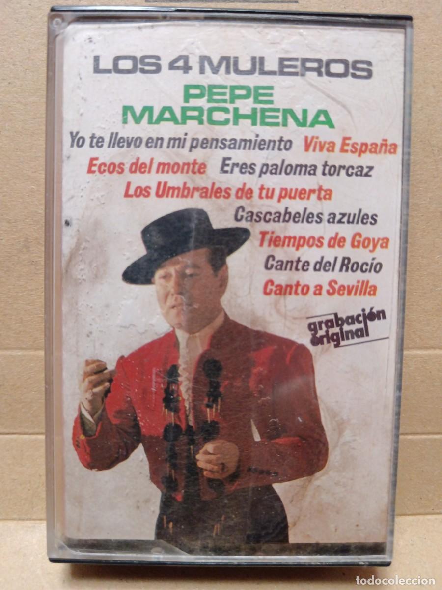 Casetes antiguos: Pepe Marchena. Los 4 muleros. Grabaci&oacute;n original - Foto 1