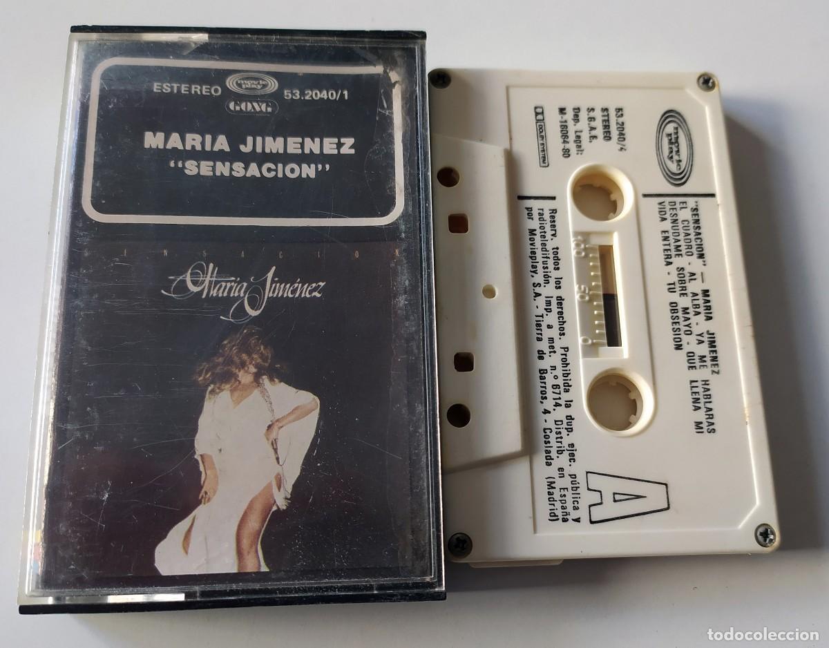 Casetes antiguos: CASSETTE MARIA JIMENEZ - SENSACION - Foto 1