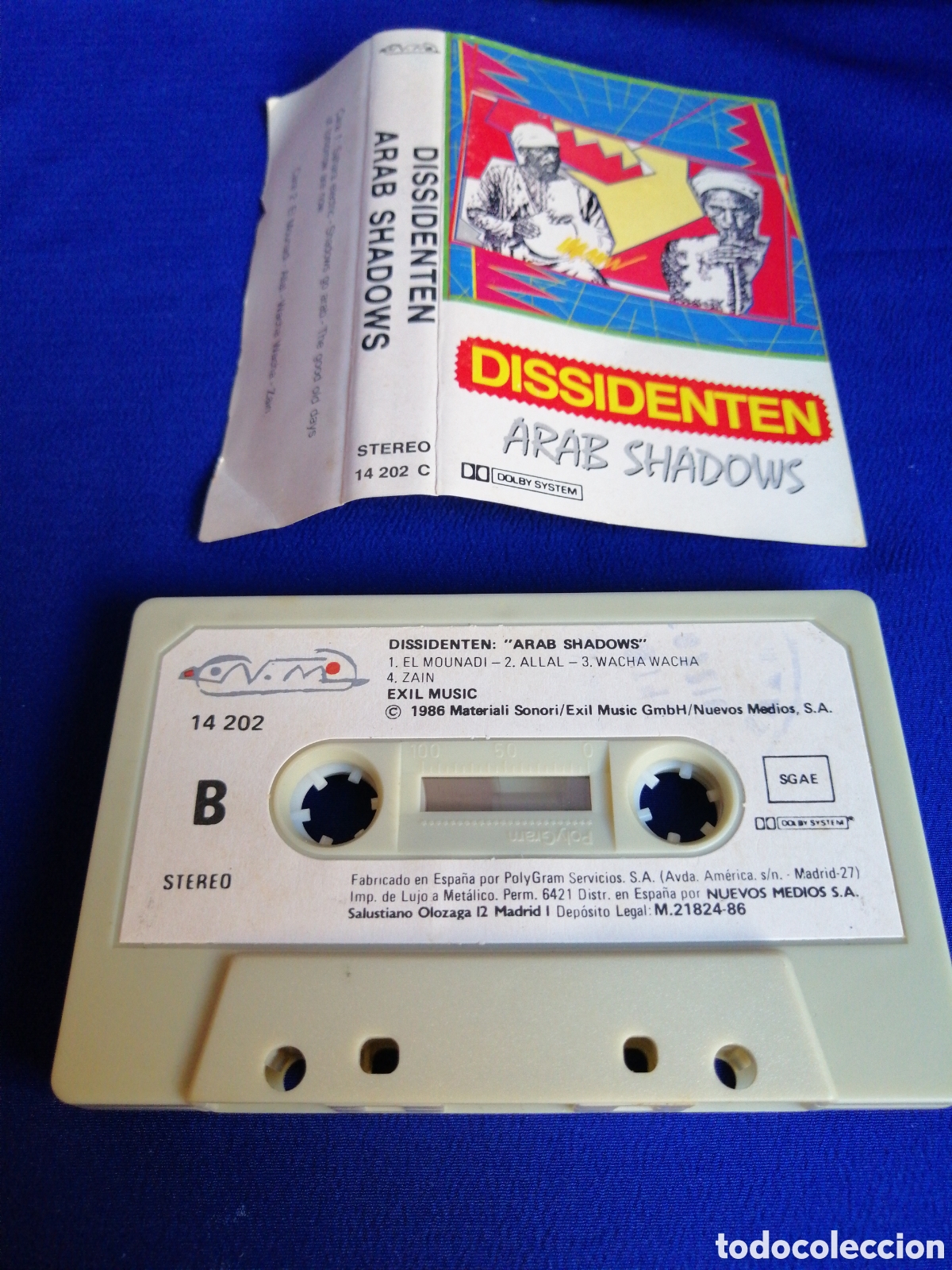 Casetes antiguos: DISSIDENTEN ARAB SHADOWS 1986 - Foto 5