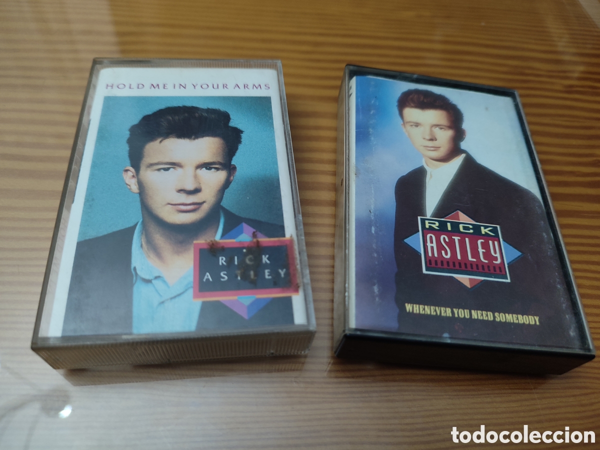 Casetes antiguos: Lote de 2 Cassettes de Rick Astley - Foto 1