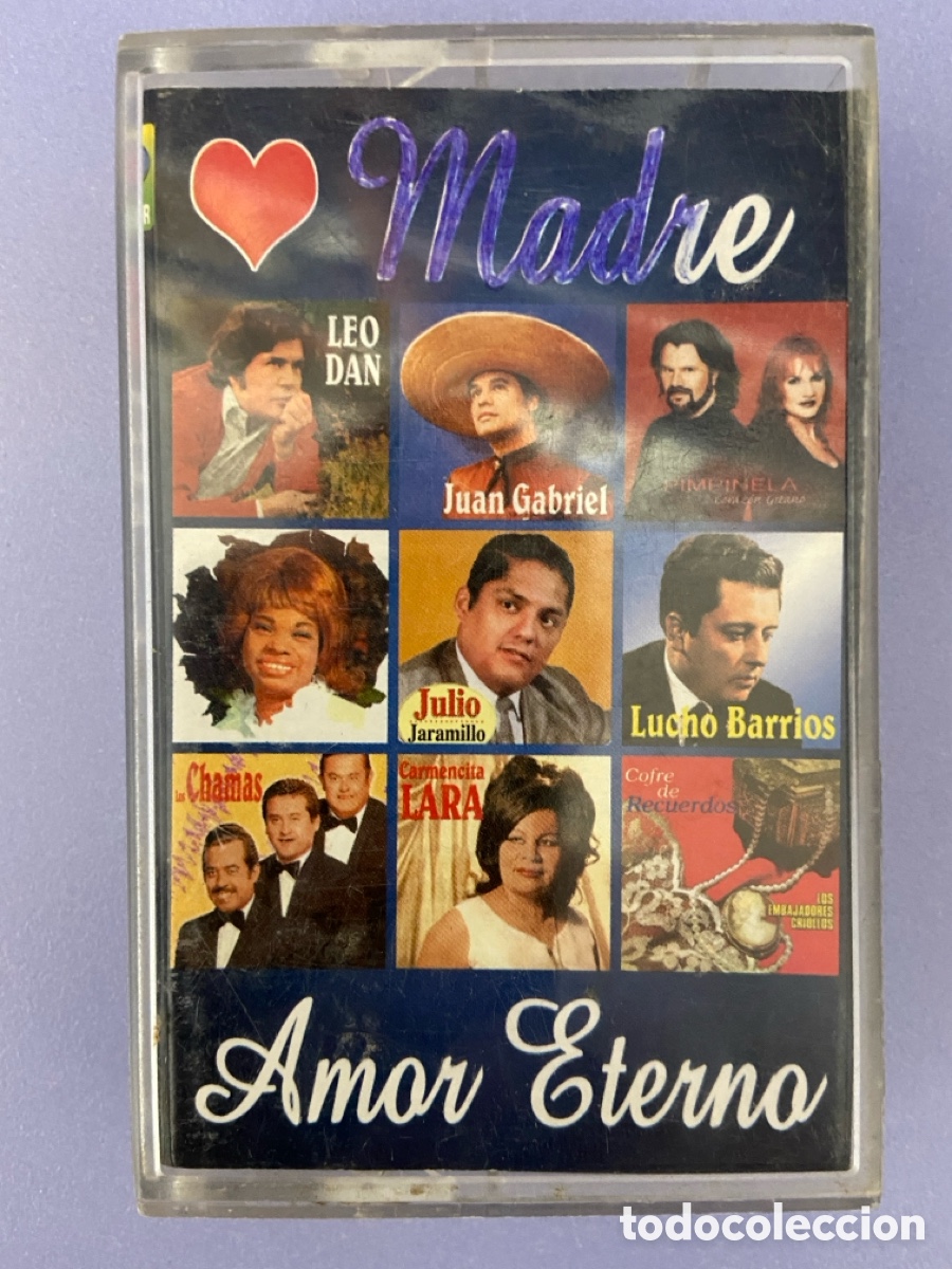 Casetes antiguos: Casete. Madre amor eterno. La car&aacute;tula est&aacute; pintada
