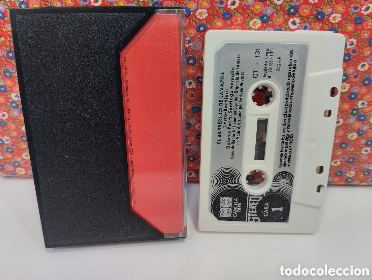 Casetes antiguos: CINTA CASSETTE EL BARBERILLO DE LAVAPIES - Foto 2