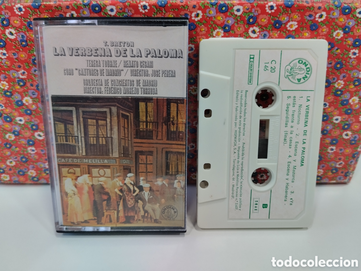 Cassettes Anciennes: CINTA CASSETTE LA VERBENA DE LA PALOMA