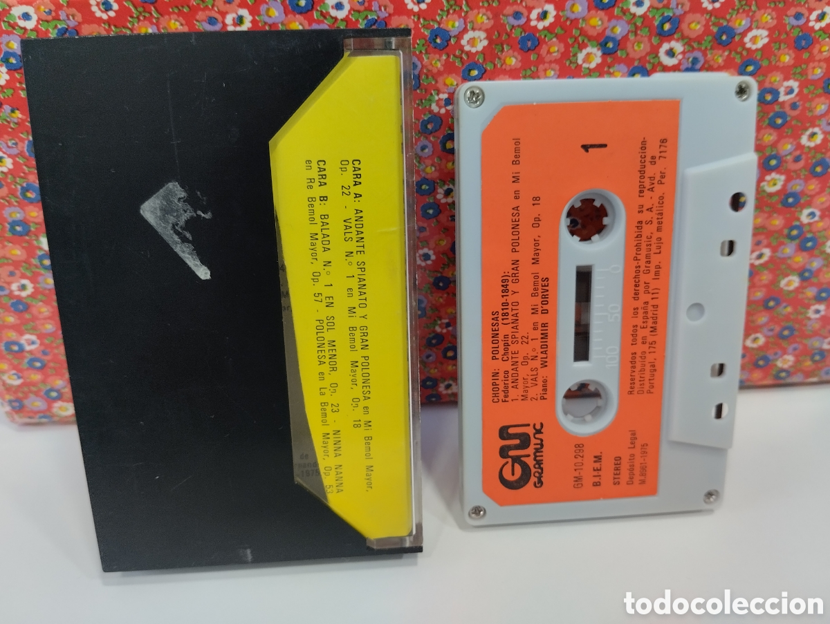 Casetes antiguos: CINTAS CASSETTE POLONESAS CHOPIN - Foto 2