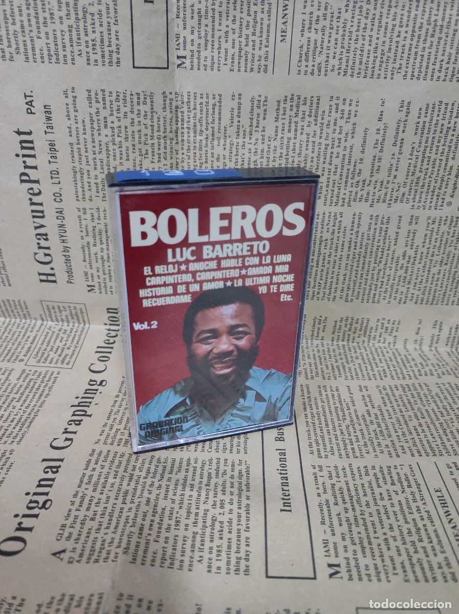 Casetes antiguos: BOLEROS LUC BARRETO - Foto 1