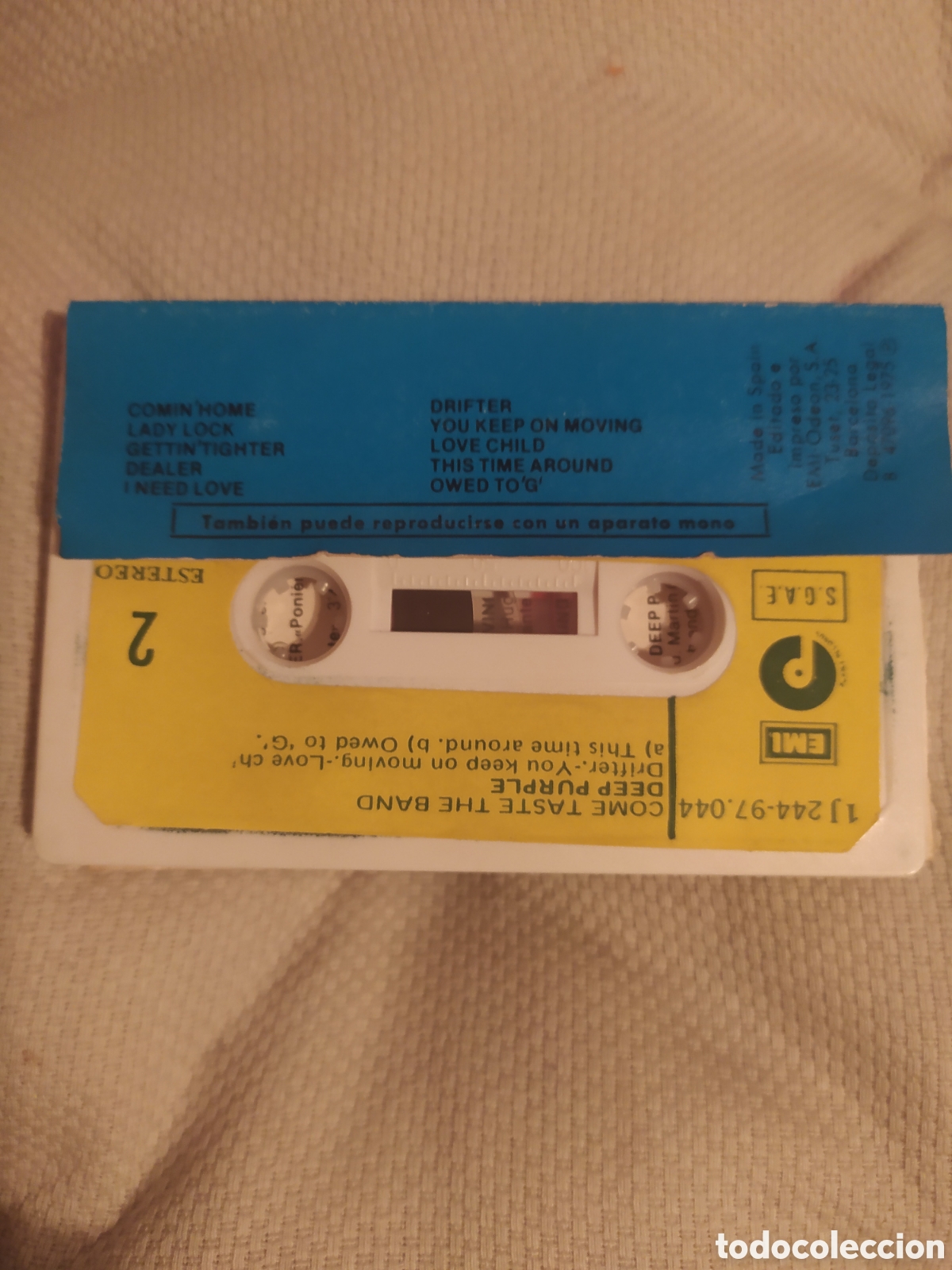Casetes antiguos: Cass Deep Purple - Foto 2
