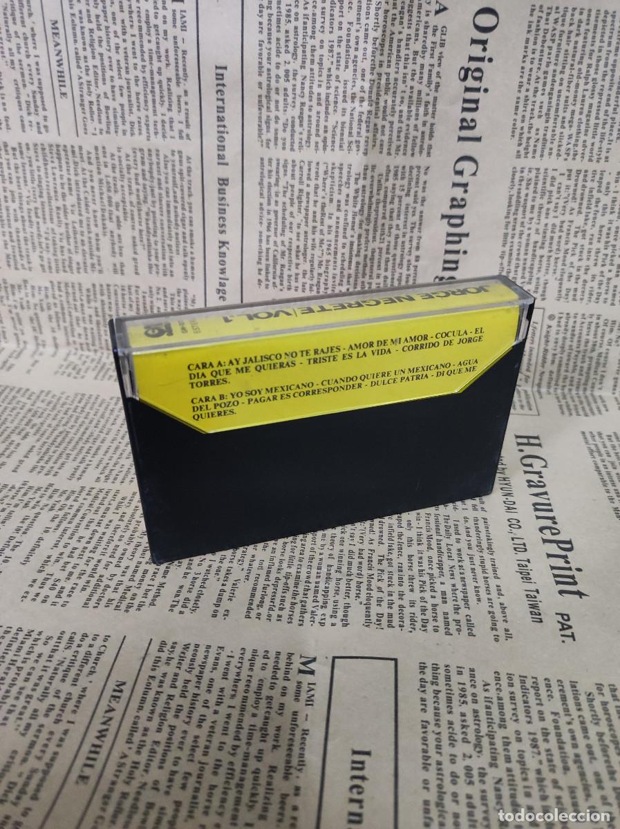 Casetes antiguos: JORGE NEGRETE VOL. 1 CASSETTE - Foto 2