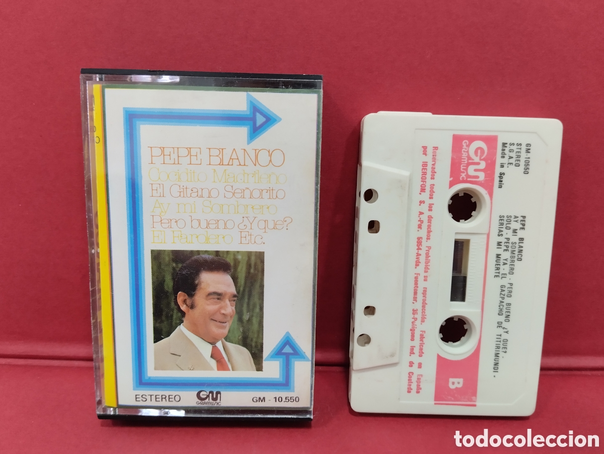 Casetes antiguos: CINTA CASSETTE PEPE BLANCO EL GITANO SE&Ntilde;ORITO - Foto 1