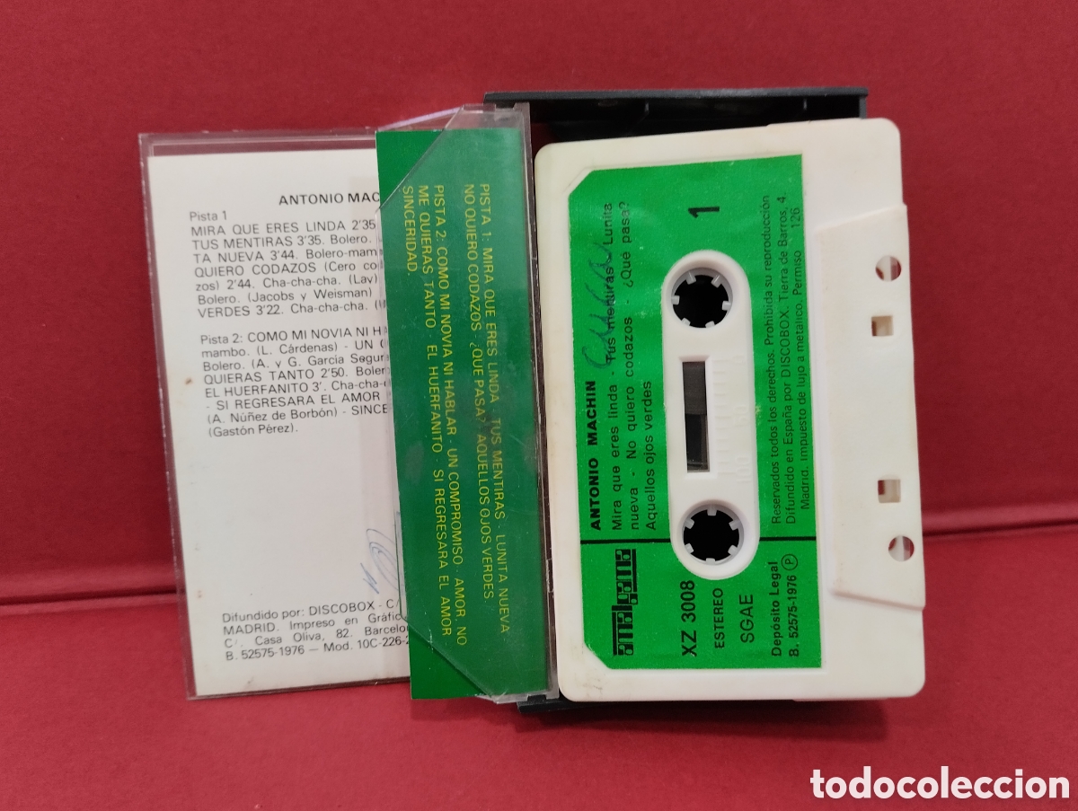 Casetes antiguos: CINTA CASSETTE ANTONIO MACHIN - Foto 2