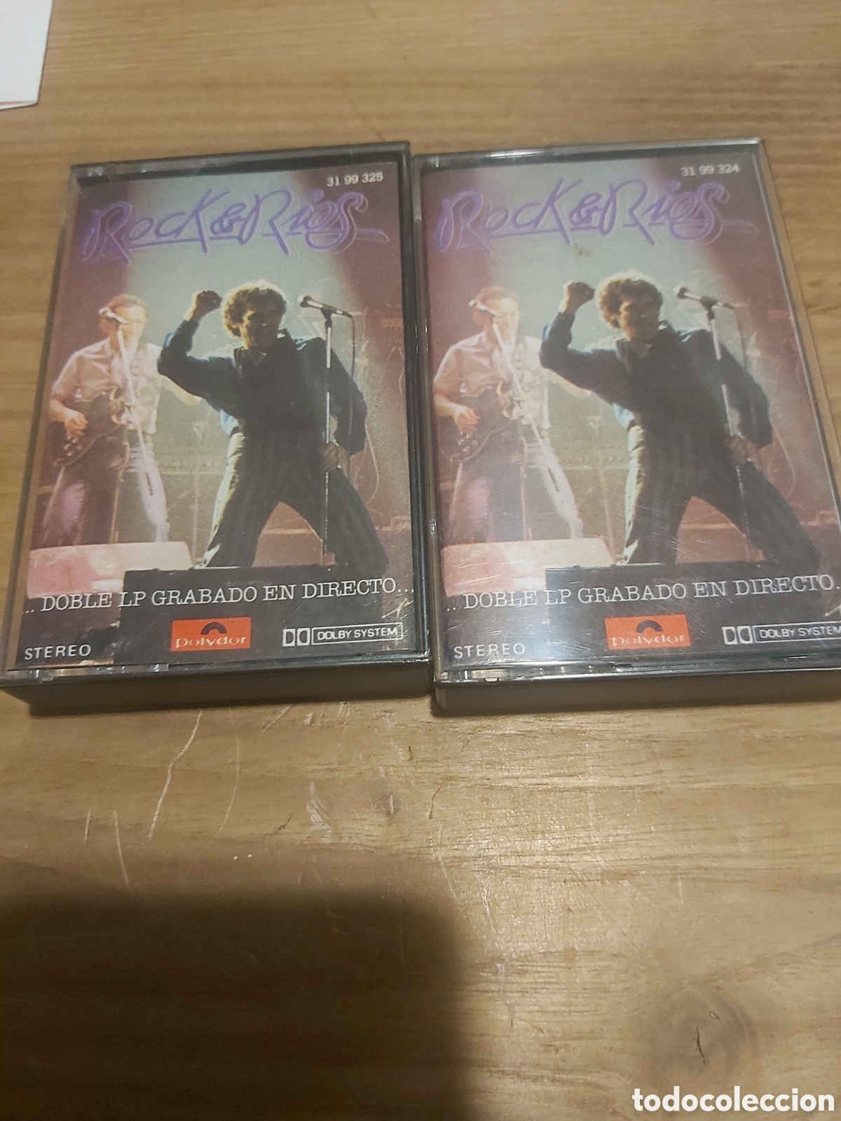 Casetes antiguos: 1982 cassettes rock R&iacute;os 1/2 Polydor