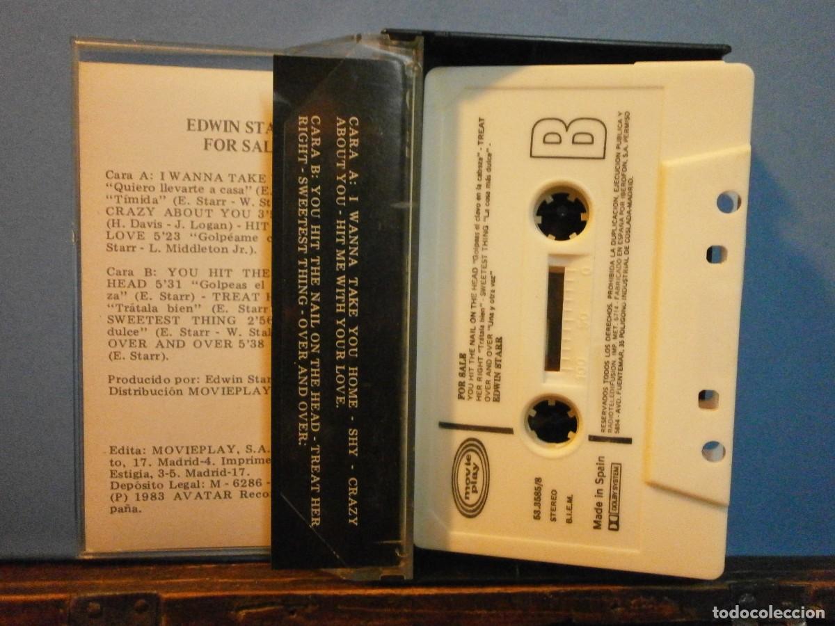 Casetes antiguos: (k1) cinta casete edwin starr - Foto 2