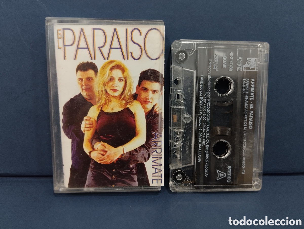 Casetes antiguos: CINTA CASSETTE EL PARAISO ARRIMATE - Foto 1