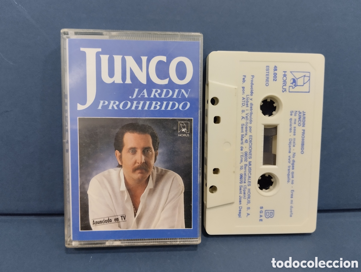 Casetes antiguos: CINTA CASSETTE JUNCO JARDIN PROIBIDO - Foto 1