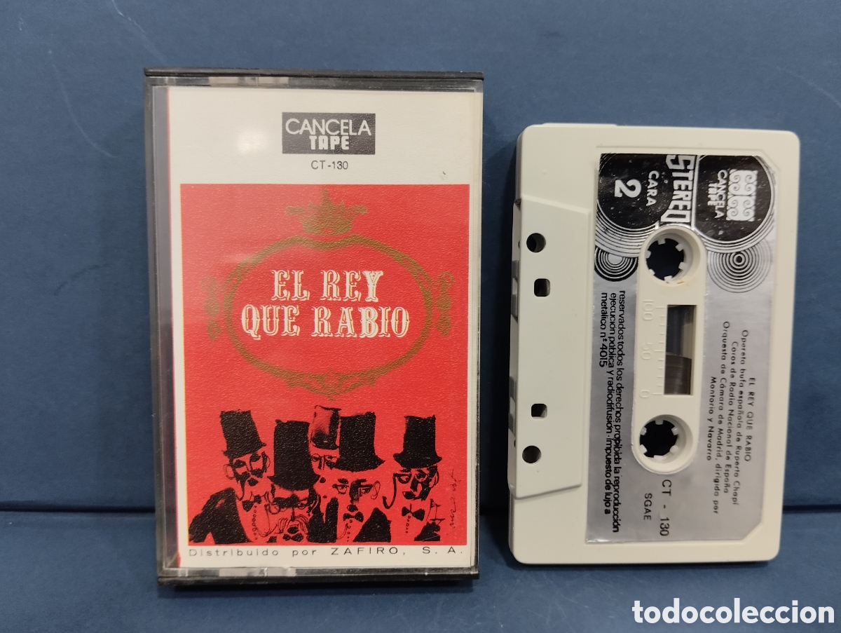Casetes antiguos: CINTA CASSETTE EL REY QUE RABIO - Foto 1