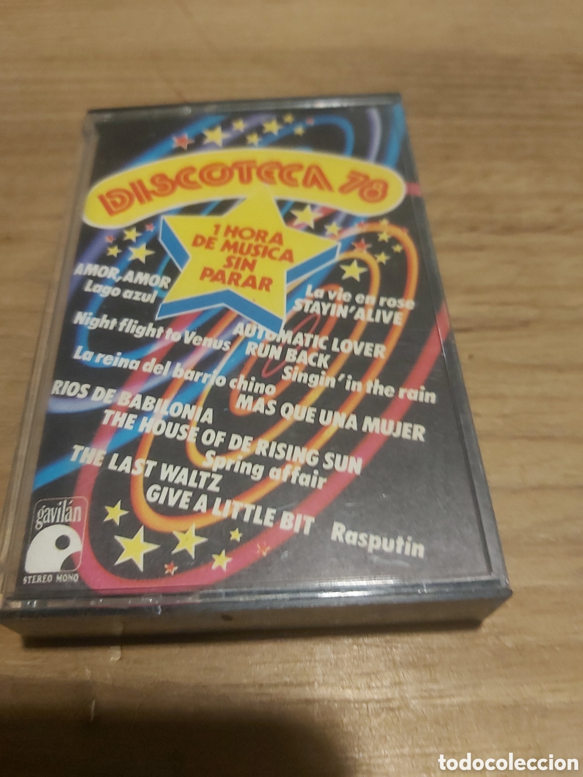 Cassette antiche: Cassette discoteca 1978 una m&uacute;sica pazo Barcelona gavil&aacute;n